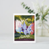  Discover Puerto Rico USA Travel Briefkaart (Staand voorkant)