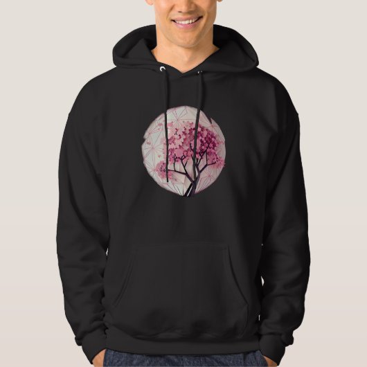Discover the Beauty of Nature with a Cherry Blosso Hoodie (Voorkant)