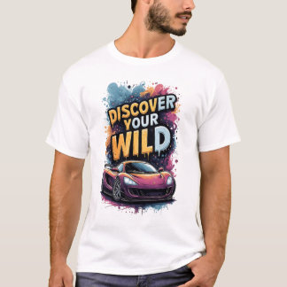 Discover Your Wild Side: Bright Sports Car T-shirt