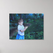 Discovering Fireflies Canvas Afdruk (Voorkant)