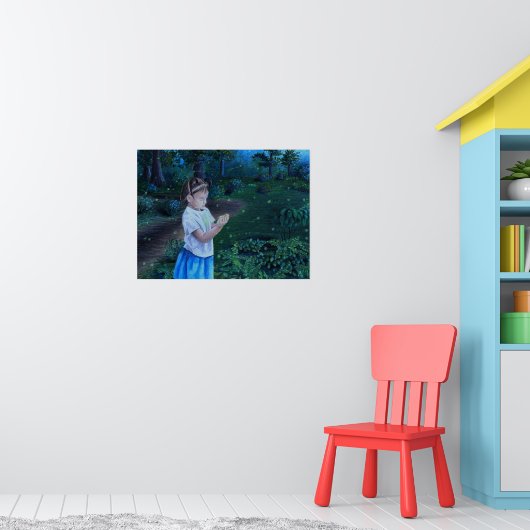 Discovering Fireflies Poster (Kinderkamer 1)