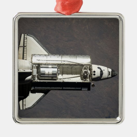 Discovery 2 Space Shuttle Metalen Ornament (Voorkant)