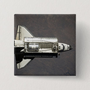 Discovery 2 Space Shuttle Vierkante Button 5,1 Cm