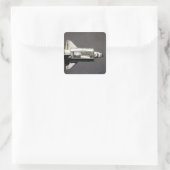 Discovery 2 Space Shuttle Vierkante Sticker (Tas)