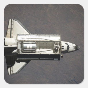 Discovery 2 Space Shuttle Vierkante Sticker