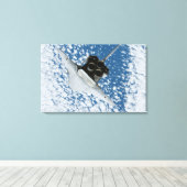Discovery 3 Space Shuttle Canvas Afdruk (Insitu (Houten vloer))