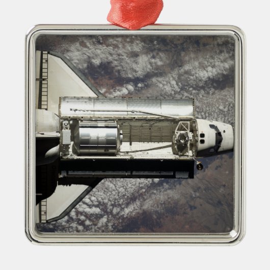 Discovery 3 Space Shuttle Metalen Ornament (Voorkant)