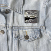 Discovery 3 Space Shuttle Vierkante Button 5,1 Cm (In situ)