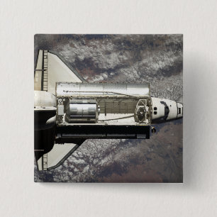 Discovery 3 Space Shuttle Vierkante Button 5,1 Cm