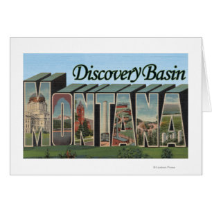 Discovery Basin, Montana - grote Letter-scènes