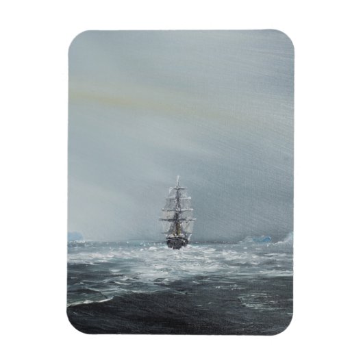 Discovery Captain Scott en Crew Magneet (Verticaal)