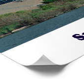 Discovery Carrying Hubble Telescope 1990 Poster (Hoek)