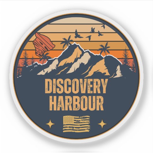 Discovery Harbour, Hawaï Sticker (Voorkant)