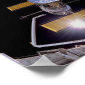 Discovery implementeert de Hubble Space Telescope Poster (Hoek)