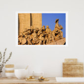 Discovery Monument detail, Lissabon Portugal Poster (Keuken)