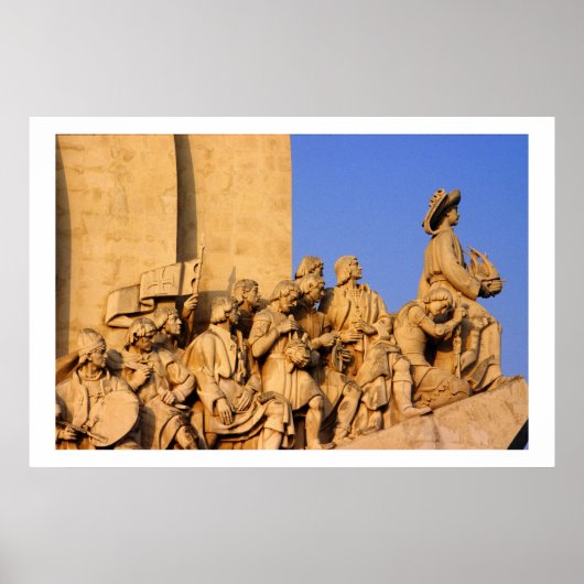 Discovery Monument detail, Lissabon Portugal Poster (Voorkant)