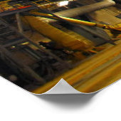 Discovery Preps voor Space Shuttle Poster (Hoek)