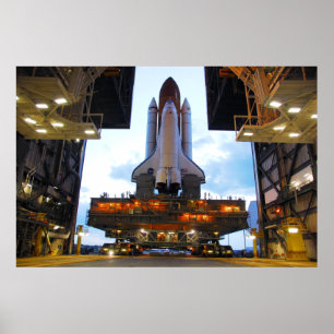 Discovery Preps voor Space Shuttle Poster