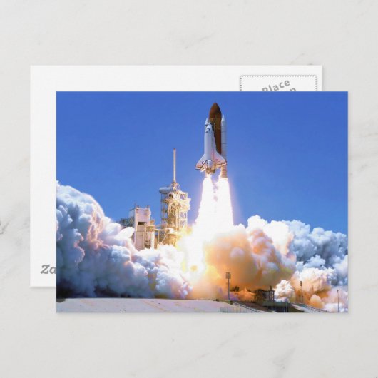Discovery Shuttle Launch Briefkaart (Voorkant / Achterkant)