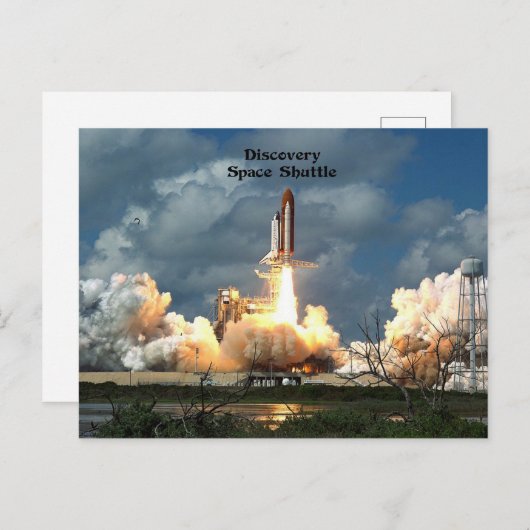 Discovery Space Shuttle Briefkaart (Voorkant / Achterkant)