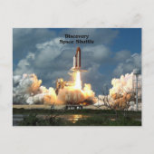 Discovery Space Shuttle Briefkaart (Voorkant)