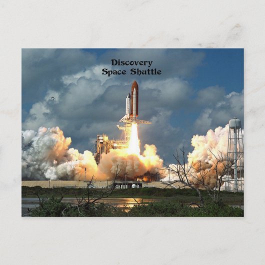Discovery Space Shuttle Briefkaart (Voorkant)
