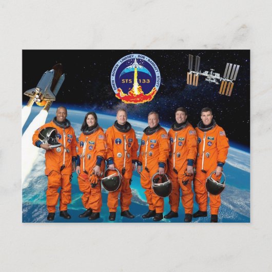 DISCOVERY STS 133 BEMANNING BRIEFKAART (Voorkant)
