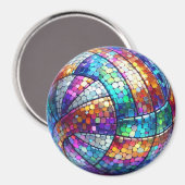 discovolleybalmagneet magneet (Voorkant / Achterkant)