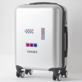 Discreet Pride Sticker (Koffer)