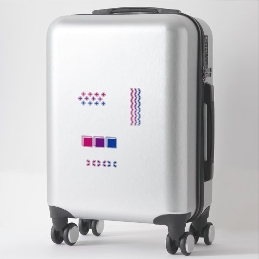 Discreet Pride Sticker (Koffer)