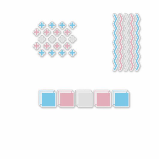 Discreet Pride Sticker (Voorkant)