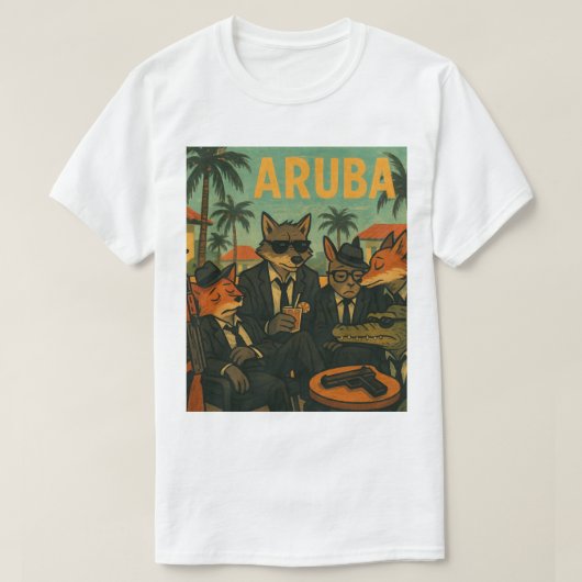 DISCRETE CIRKEL VAN LIEFHEBBERS ARUBA 2025 T-SHIRT (Design voorkant)