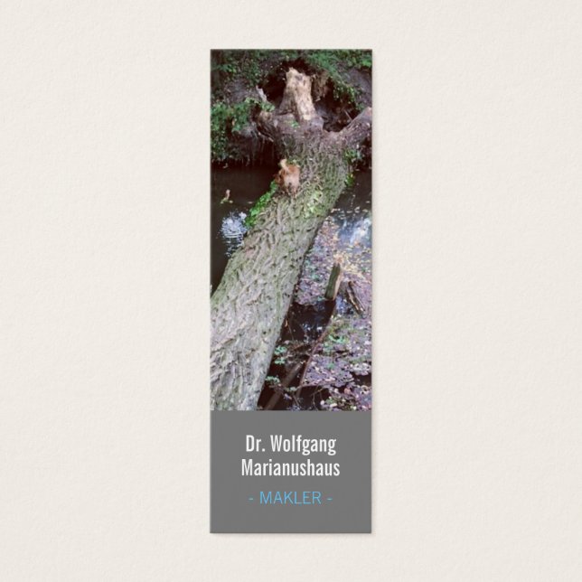 Discrete kleine kaarten mini visitekaartjes (Voorkant)