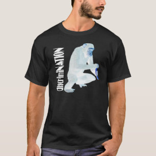 discrimiNATION "Chimp" (donker shirt) T-shirt