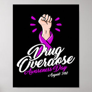 Discrimineert niet - Overdosis Awareness Day Poster