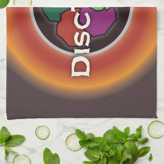 DiscTribe-handdoek Theedoek (Gevouwen)