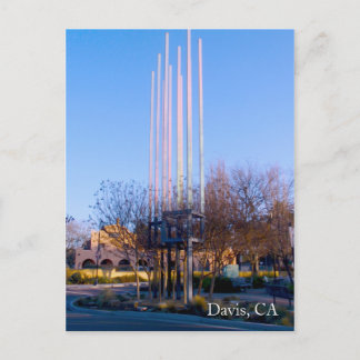 Disculptuur station Davis Train Briefkaart