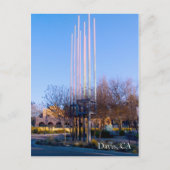 Disculptuur station Davis Train Briefkaart (Voorkant)