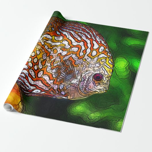 Discus_20170601_by_JAMColors Cadeaupapier (Uitgerold)