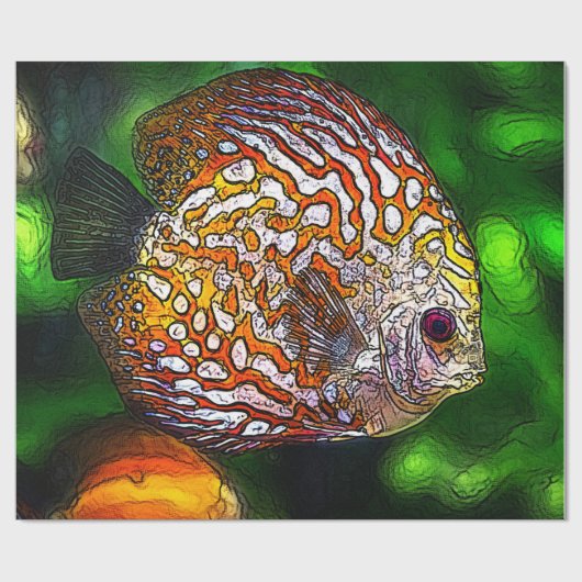 Discus_20170601_by_JAMColors Cadeaupapier (Vlak)