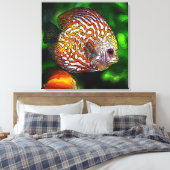 Discus_20170601_by_JAMColors Canvas Afdruk (Insitu (Slaapkamer))