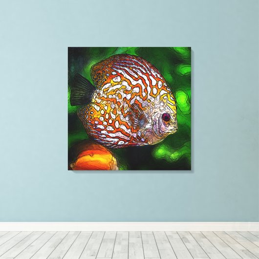 Discus_20170601_by_JAMColors Canvas Afdruk (Insitu (Houten vloer))