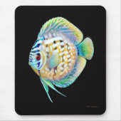 Discus Aquarium Fish Mousepad Muismat (Voorkant)