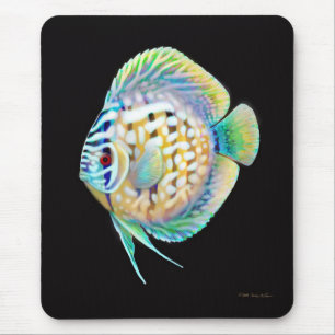 Discus Aquarium Fish Mousepad Muismat