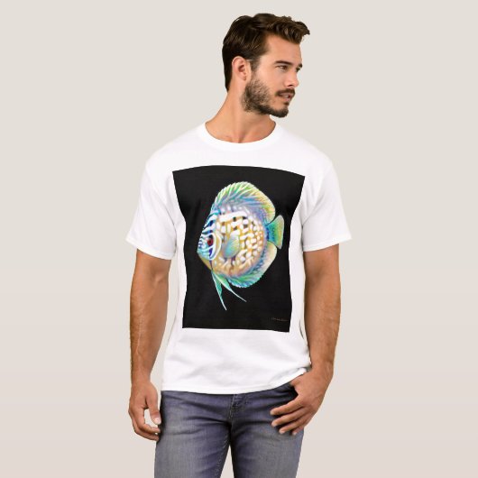 Discus Aquarium Fish T-Shirt (Voorkant volledig)