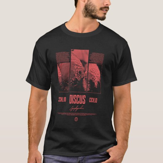 Discus Cichlide Aquarium Vis Kweker T-shirt (Voorkant)