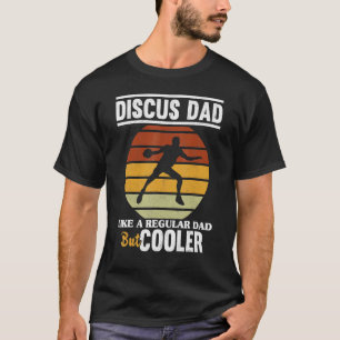 Discus Dad Thrower Track en Field Father Throwing T-shirt