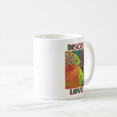 Discus Fish Paar met eieren Koffiemok (Voorkant rechts)