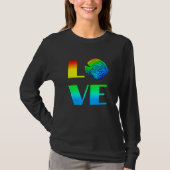 Discus Fish Rainbow Love Exotic Aquarium Fish T-shirt (Voorkant)