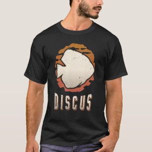 Discus Fish Retro Classic Animal Sunset T-shirt